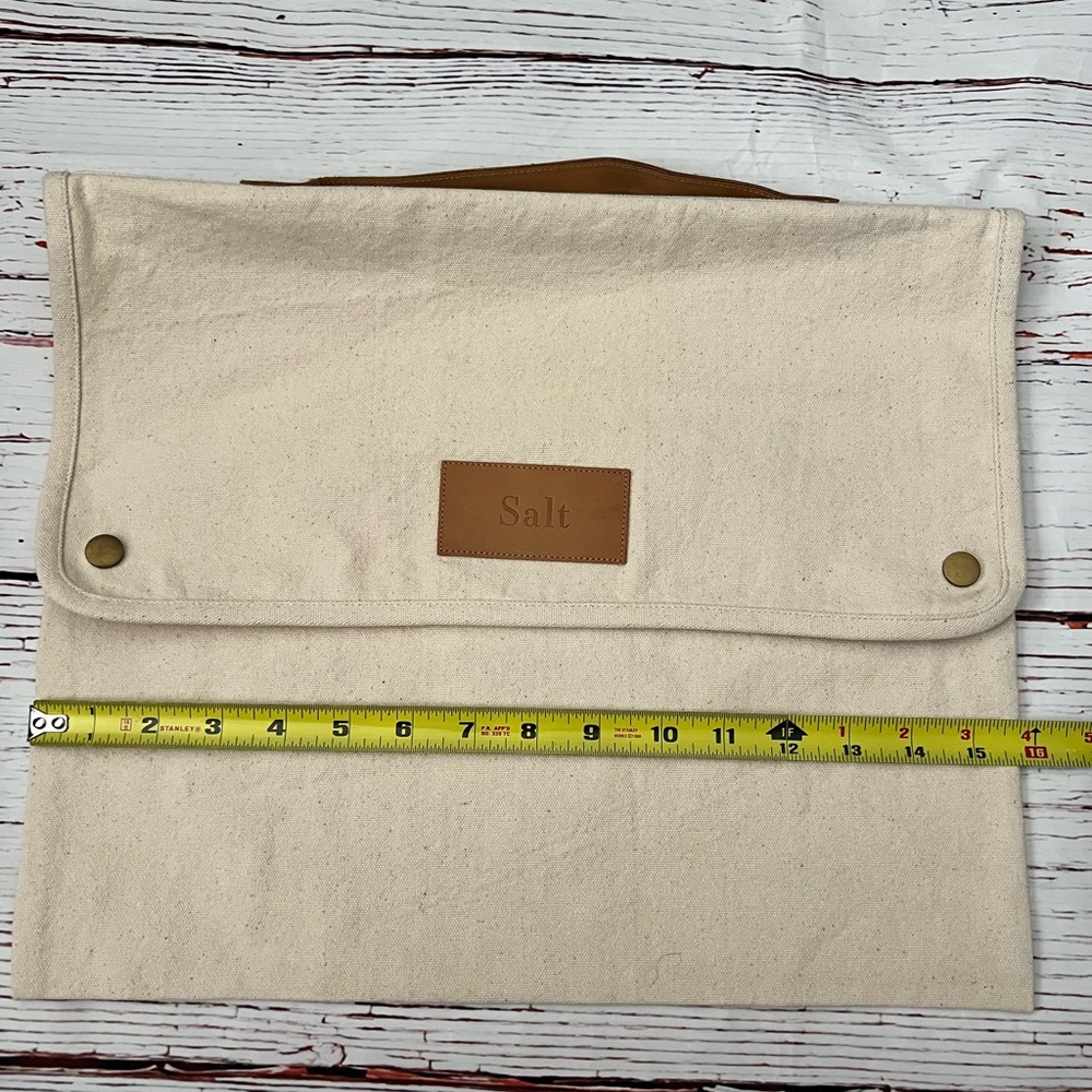 SALT canvas bag with leather handle - Picture 6 of 7
